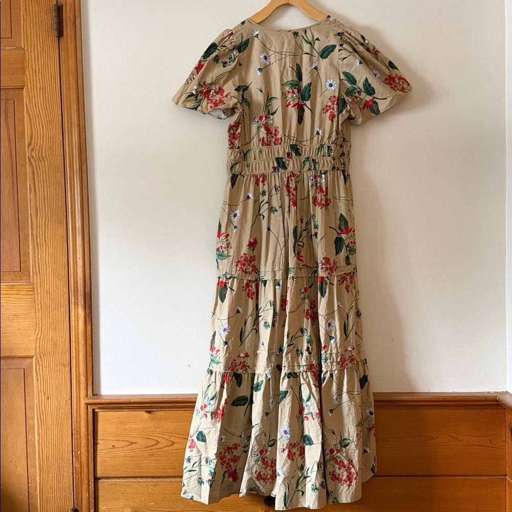 Anthropologie The Somerset Maxi Floral Dress Size L - Picture 7 of 8